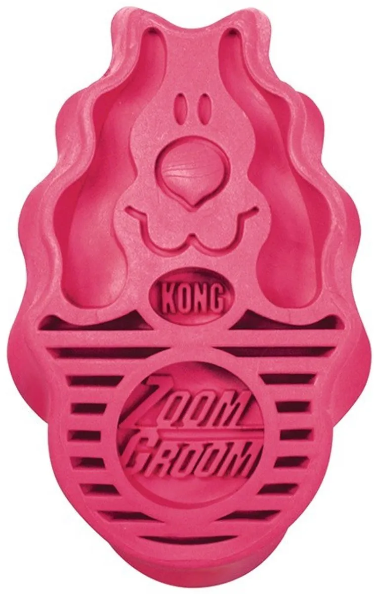KONG Zoomgroom Rubberen Borstel