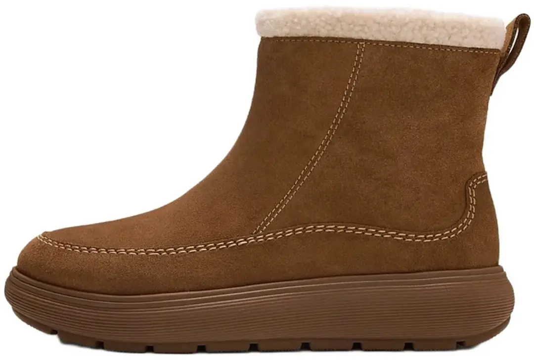 Fitflop Iq Comff Suede Relaxed Laarzen Bruin EU 38 Vrouw