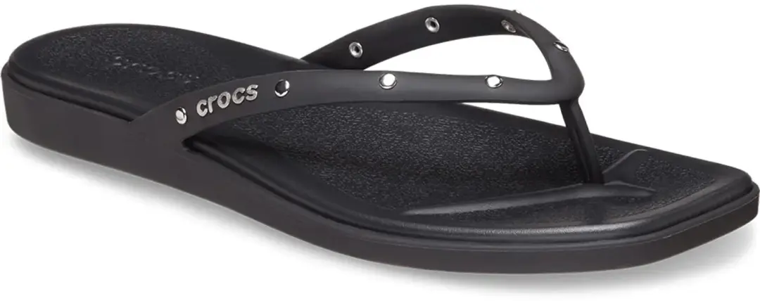 Crocs Miami Studded Slippers Zwart EU 42-43 Vrouw