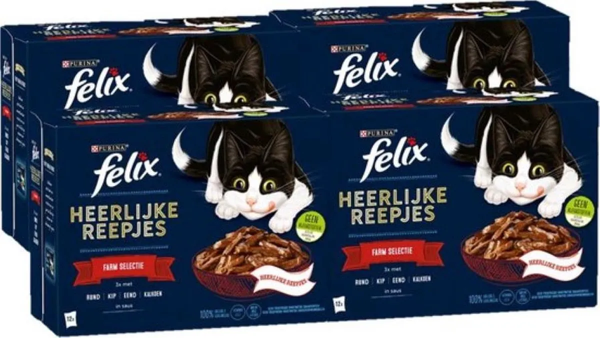 Felix Heerlijke Reepjes Farm Selectie in Saus