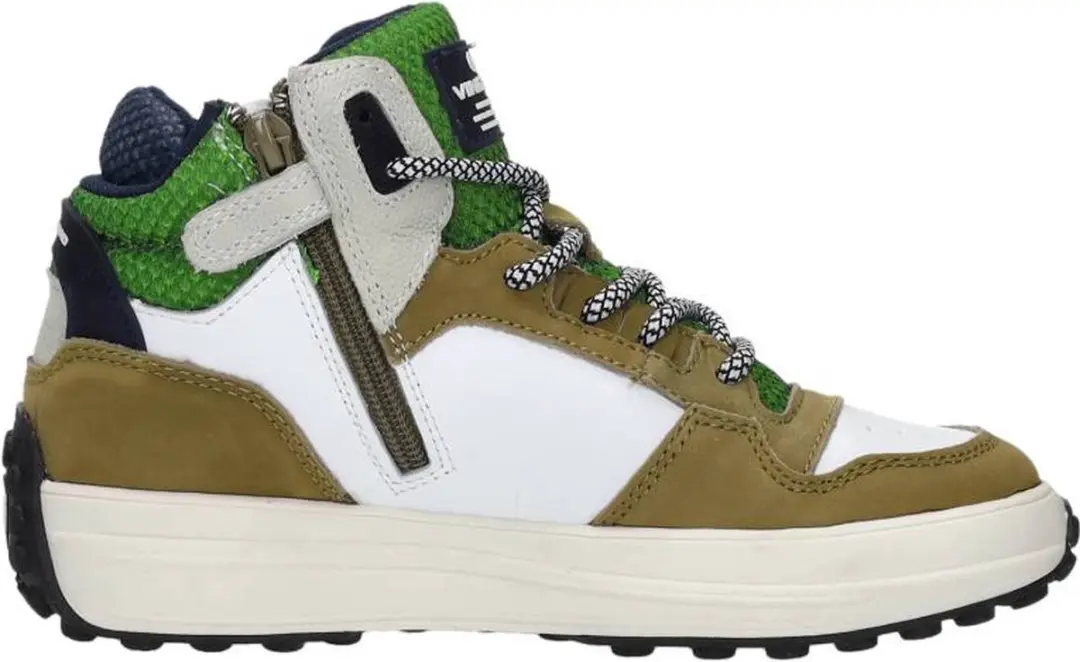 Vingino Vito Mid Sneakers Hoog - Groen - Maat 39