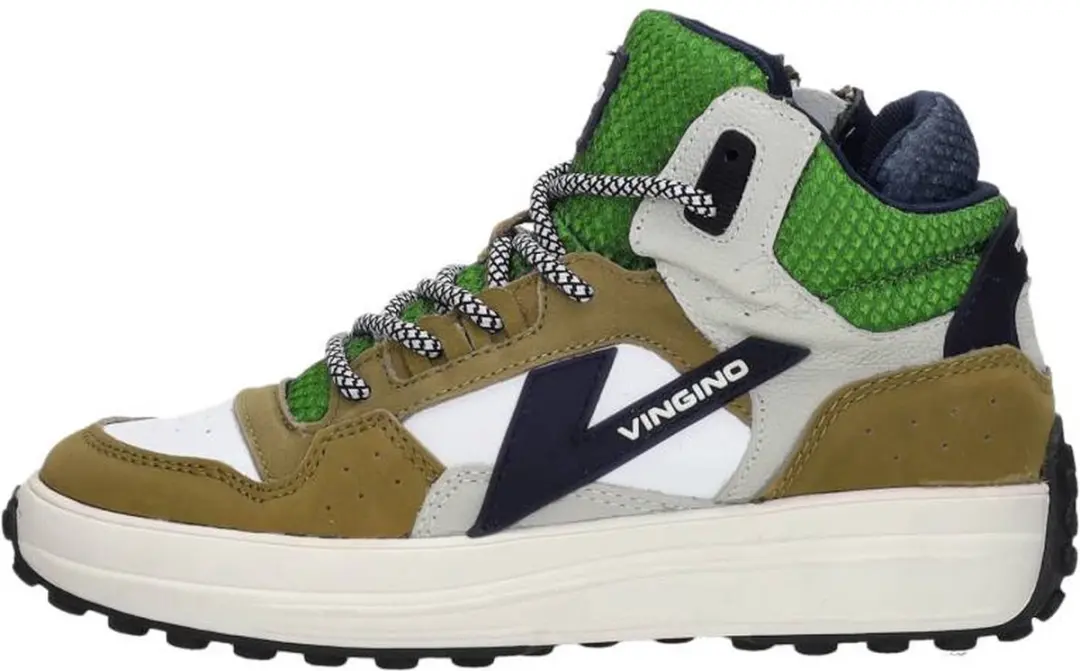 Vingino VITO MID Veterboot - Jongens - Wit/multi - Maat 37 - afbeelding 2 van 6