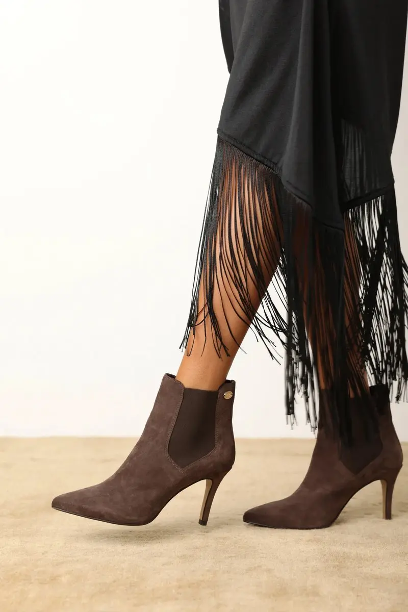 Fred de la Bretoniere Gimmies Chelsea Ankle Boot - Donkerbruin 37 - afbeelding 2 van 6