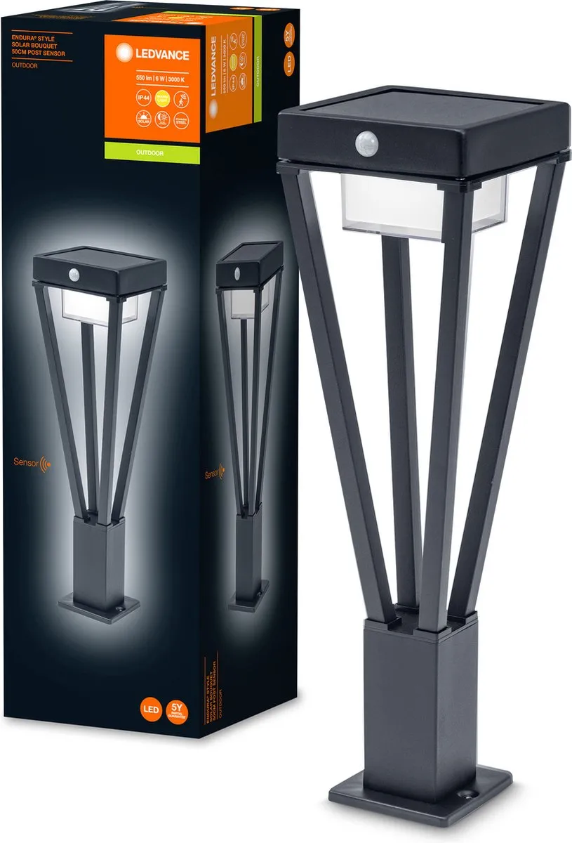 LEDVANCE Endura Style Solar Bouquet Wandlamp 6W Warmwit - Grijs