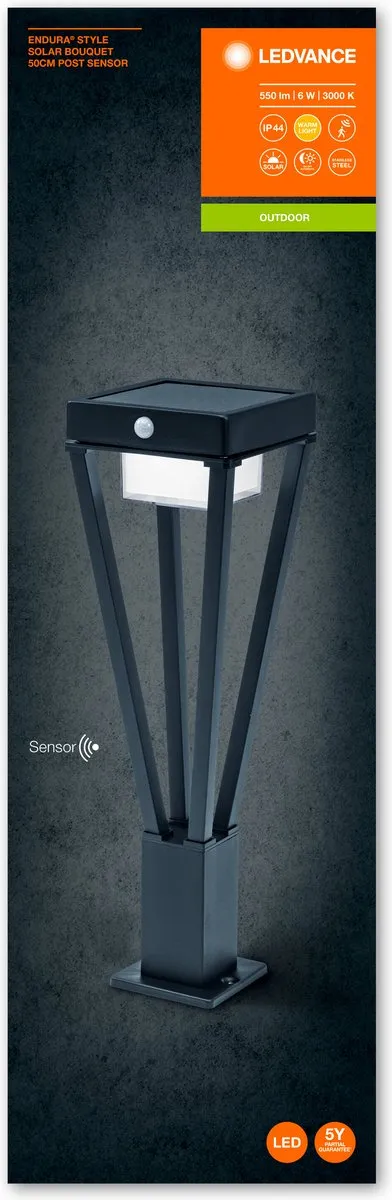 LEDVANCE Endura Style Solar Bouquet Wandlamp 6W Warmwit - Grijs