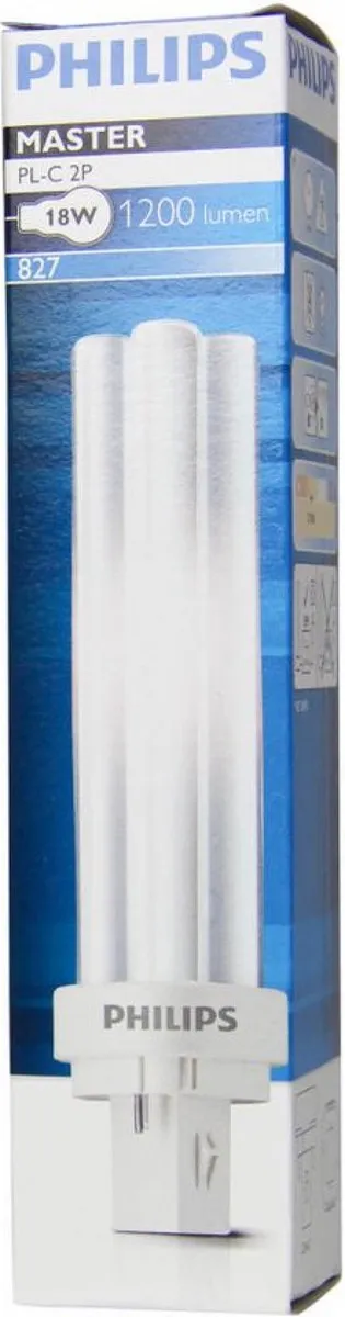 Philips LED PLC 18W 827 Mat - 2-Pins - afbeelding 6 van 6