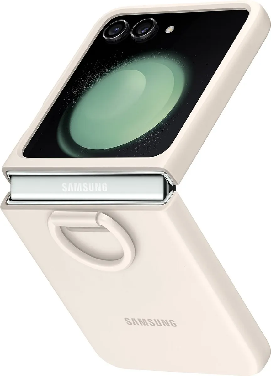 Samsung Galaxy Z Flip5 Silicone Case - Cream EF-PF731TU