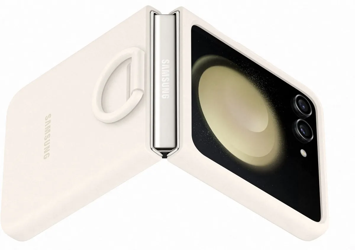 Samsung Galaxy Z Flip5 Silicone Case - Cream EF-PF731TU