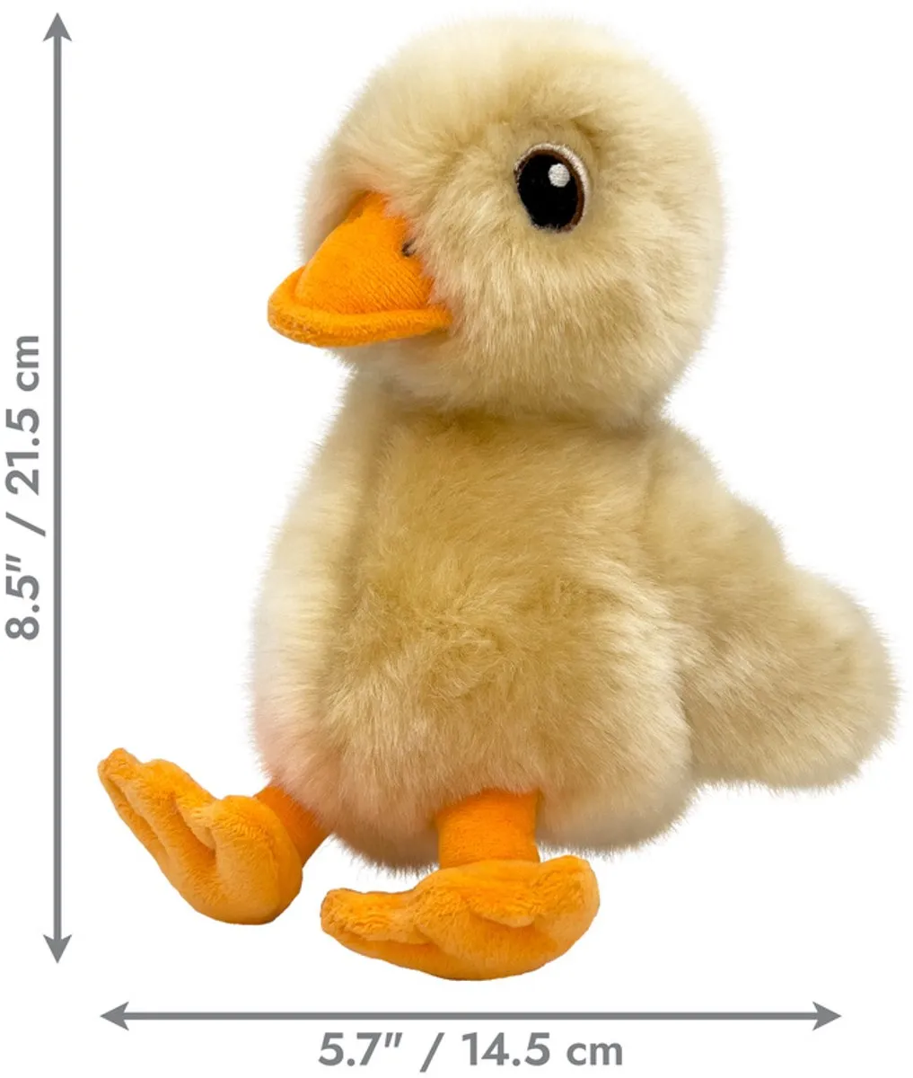 KONG Toughz Duck Hondenspeelgoed - Geel/Oranje