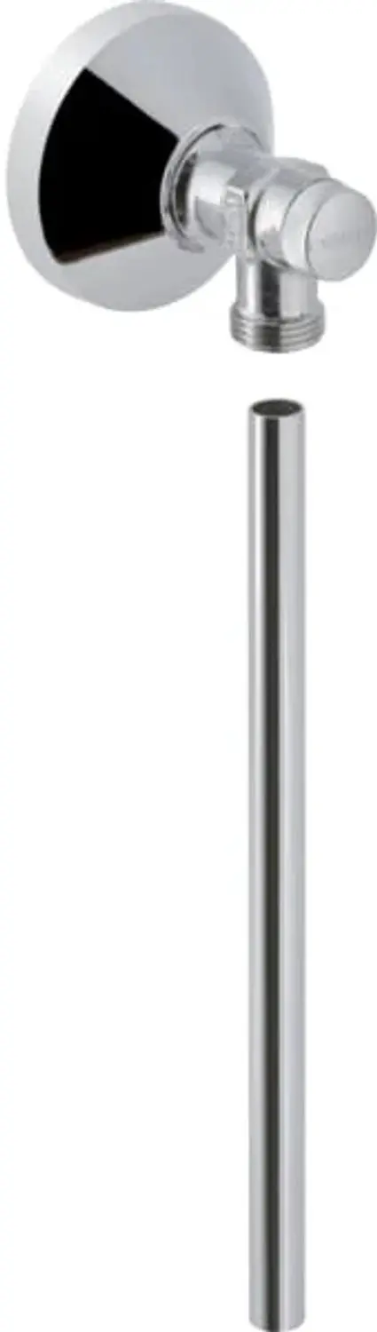 Geberit hoekstopkraan G 1/2'', met buis en rozet: chroom / glanzend, 215085211