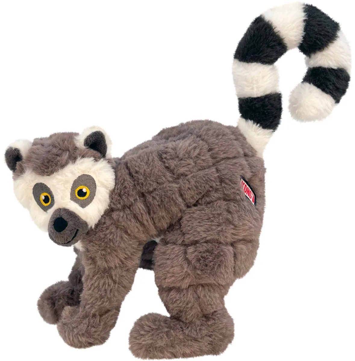 KONG Hond Scampers Lemur Medium - Zwart/Wit/Grijs