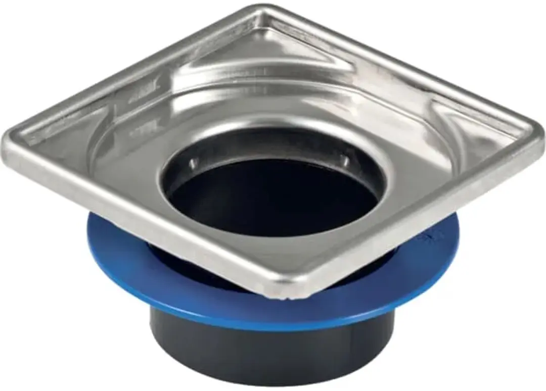 Geberit CleanPoint opzetstuk met roosterhouder, voor douchevloerafvoer 8 x 8 cm: