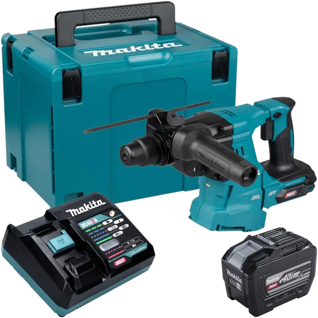 Makita HR 011 GE101 accu-combinatiehamer 40 V max. 3,3 J SDS plus Brushless + 1x