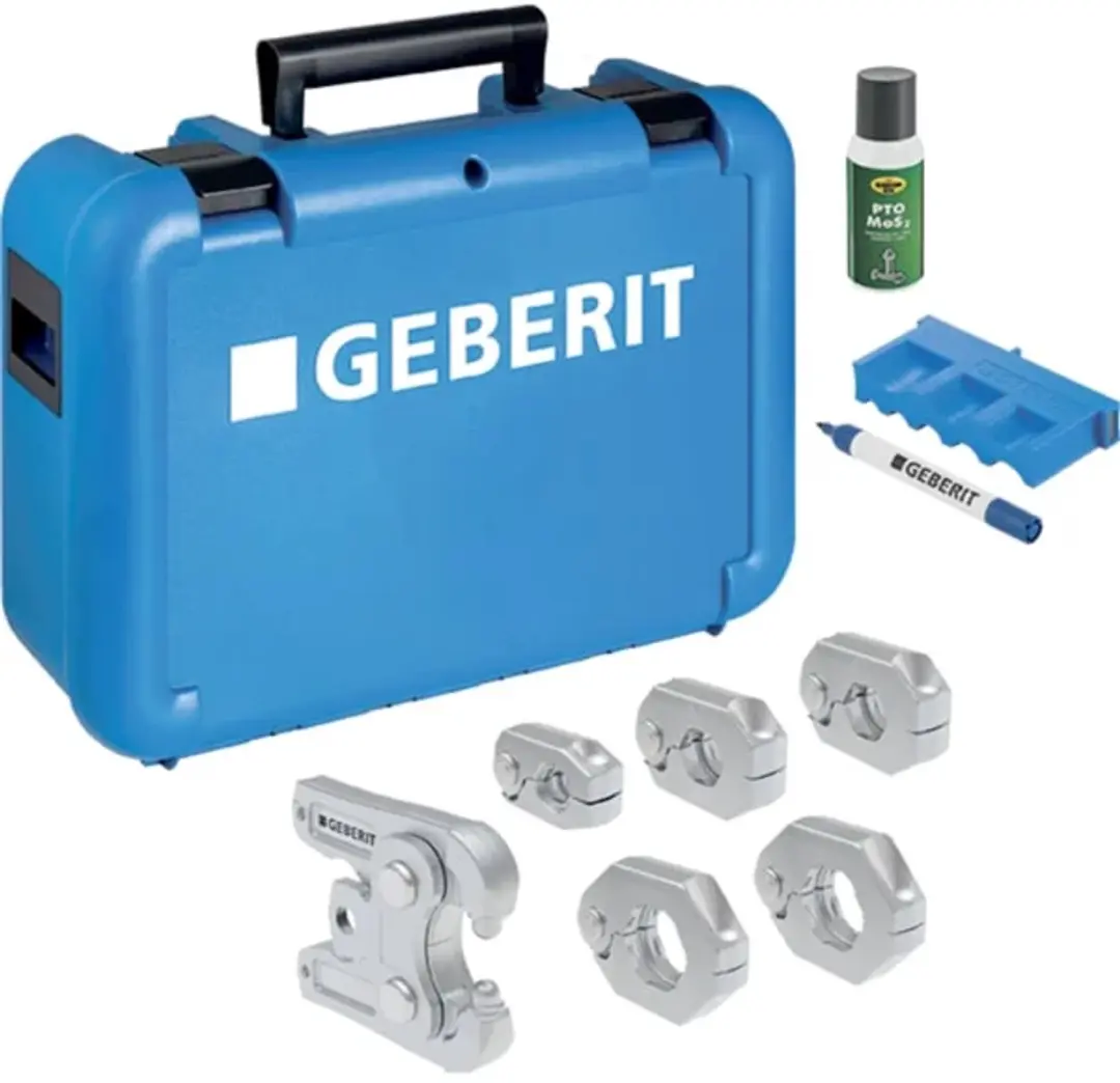 Geberit Mapress persringen zwenkbaar [1], in koffer: d=15/18/22/28/35mm, 6912000