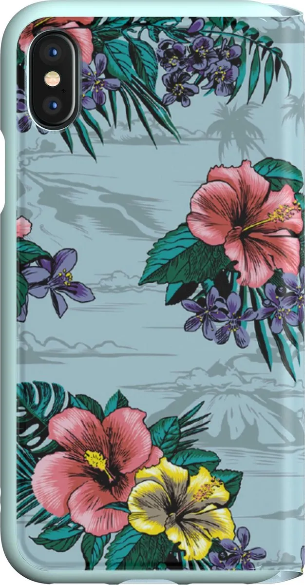 adidas OR Booklet Case Floral - iPhone X/Xs Grijs