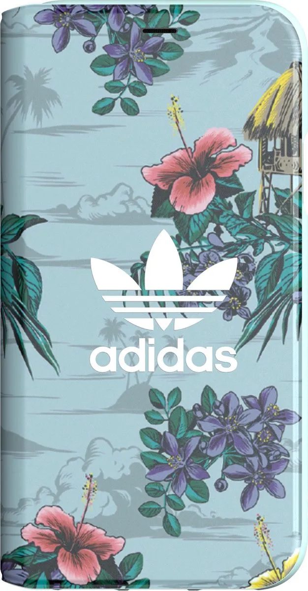 adidas OR Booklet Case Floral - iPhone X/Xs Grijs
