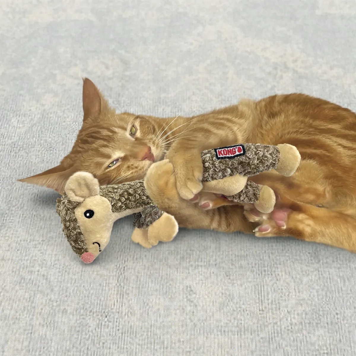KONG Cat Luvs Lizard Kattenkruid Speelgoed - 11.4x17.1x8cm