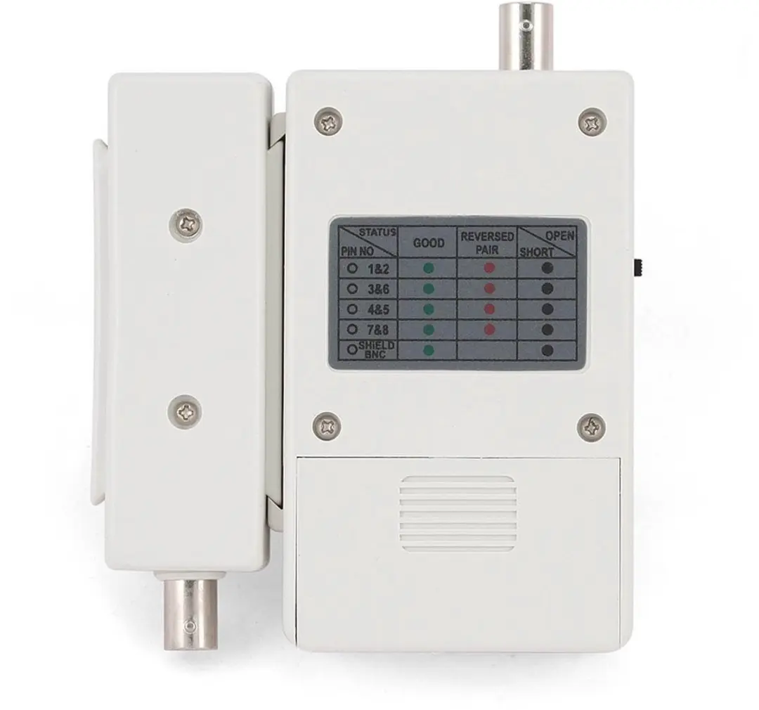 Gembird NCT-1 Kabeltester - RJ-45 & RG-58 - afbeelding 3 van 6