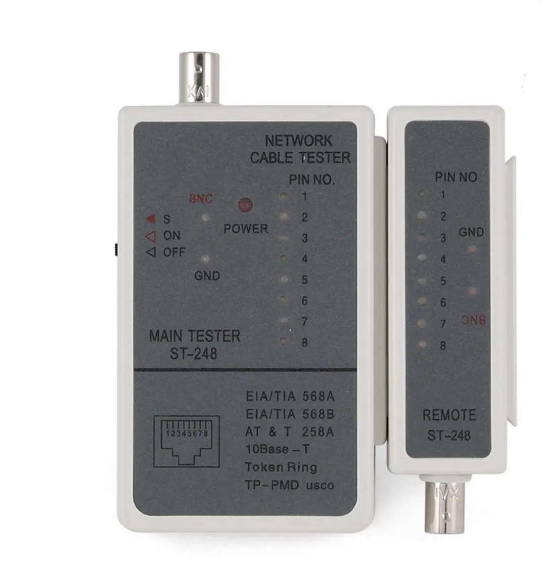 Gembird NCT-1 Kabeltester - RJ-45 & RG-58 - afbeelding 2 van 6