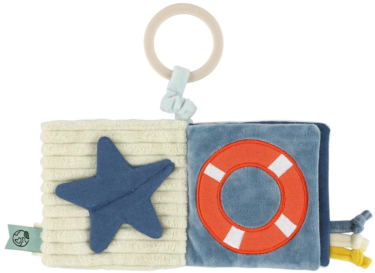 Trixie Sensorisch Buggyboekje Mr. Shark - Blauw - afbeelding 6 van 6
