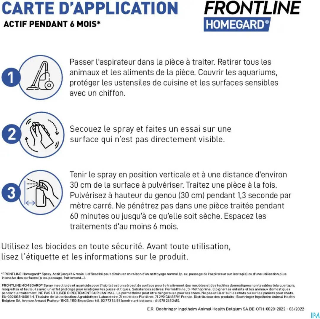 Frontline Homegard Spray 250ml - afbeelding 6 van 6