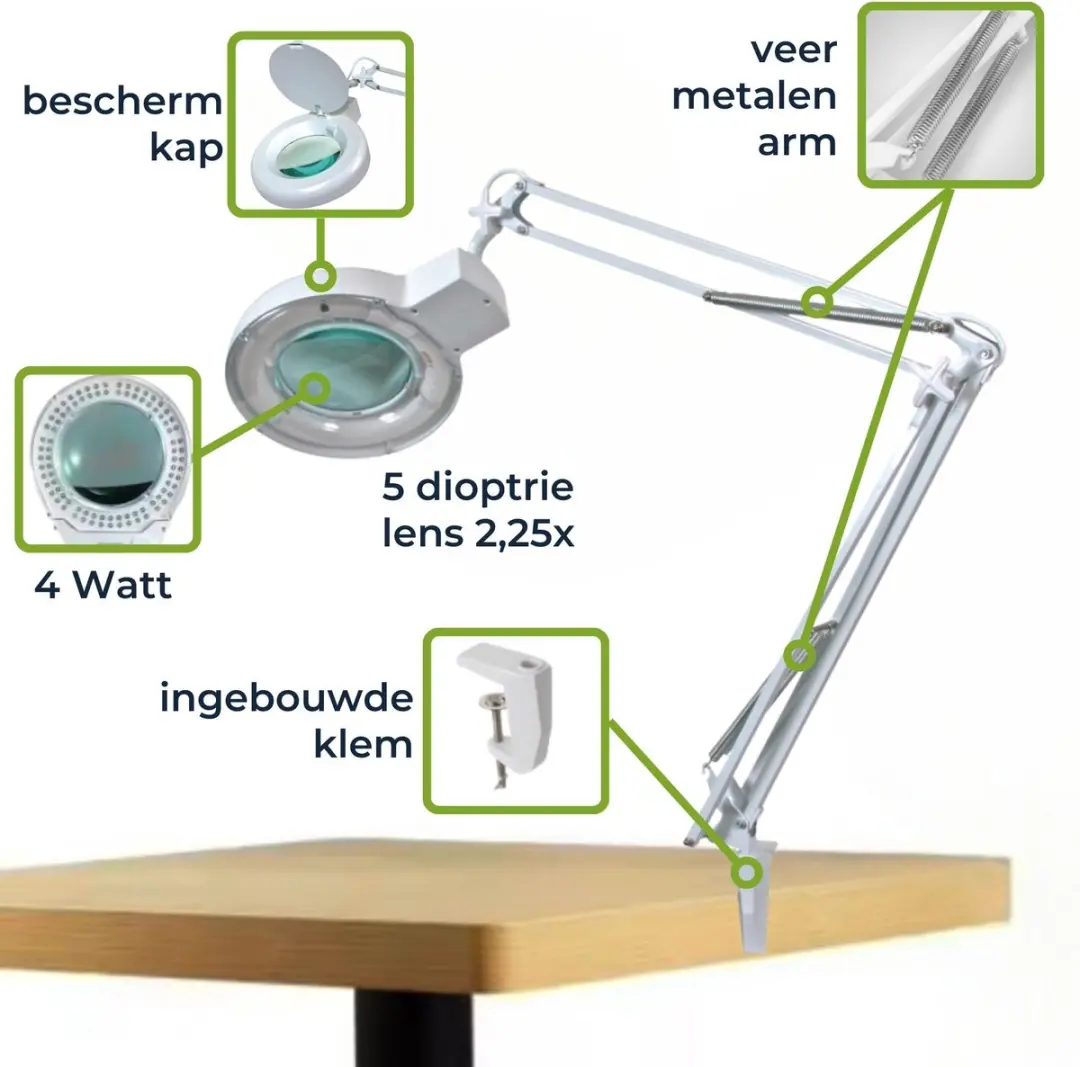Velleman VTLLAMP2W LED Loeplamp 230lm - afbeelding 6 van 6