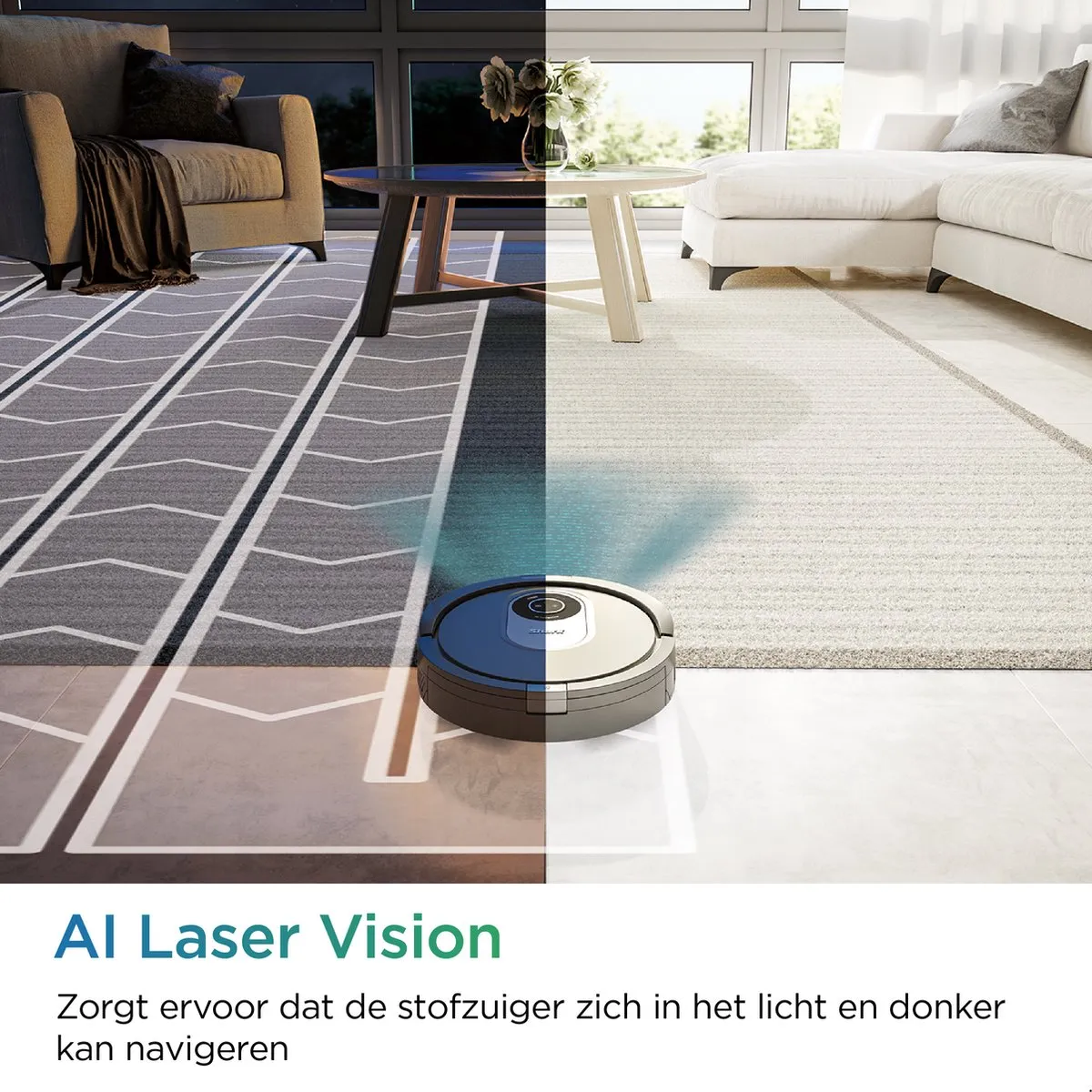 Shark AI RV2001EU Robotstofzuiger - Zwart