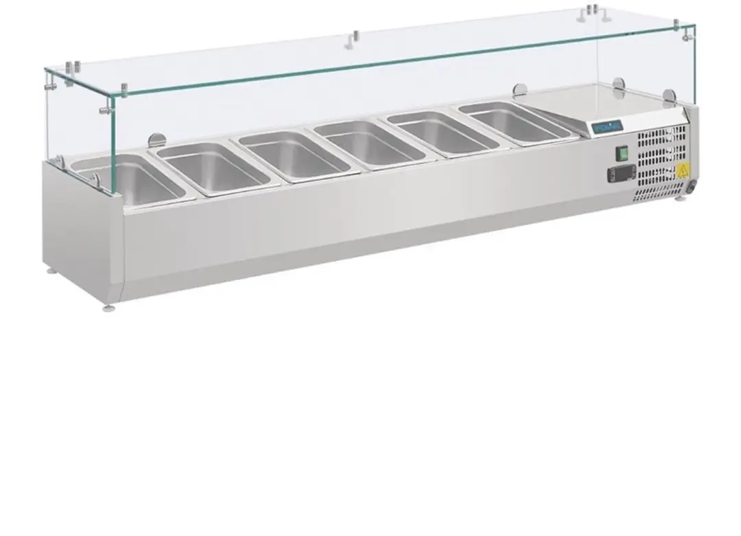 Polar G-serie koelvitrine 6x GN 1/4 - afbeelding 2 van 2