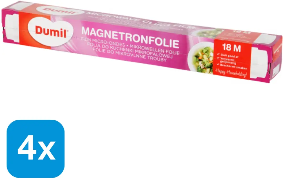 4x Dumil magnetronfolie 18 meter