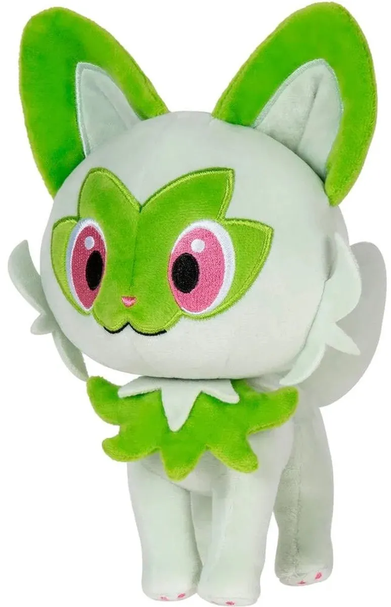 Pokémon Sprigatito Pluche Knuffel 20cm - Multicolor