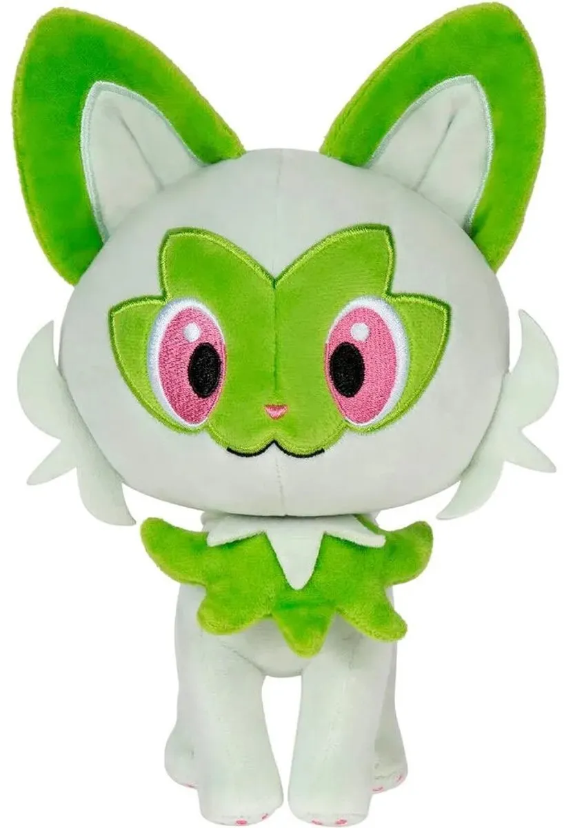 Pokémon Sprigatito Pluche Knuffel 20cm - Multicolor