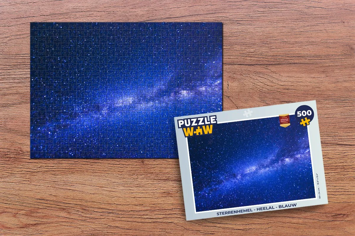 PuzzleWow Sterrenhemel Legpuzzel 500 Stuks - Multicolor