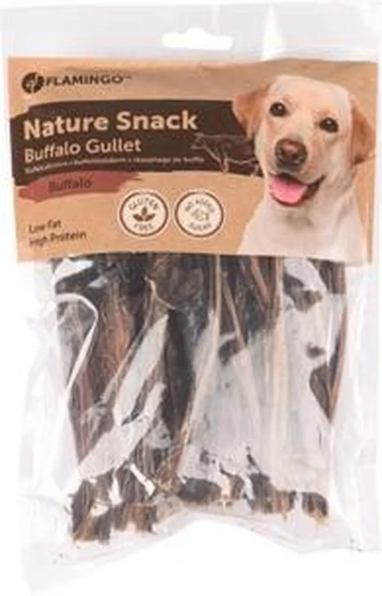 Flamingo Nature Snack Slokdarm Rond 150g - afbeelding 3 van 3