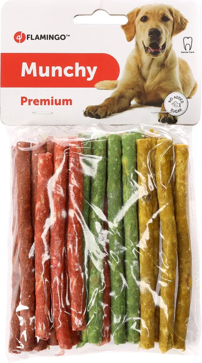 Flamingo Premium Munchy Sigaret Hondensnack 25 Stuks