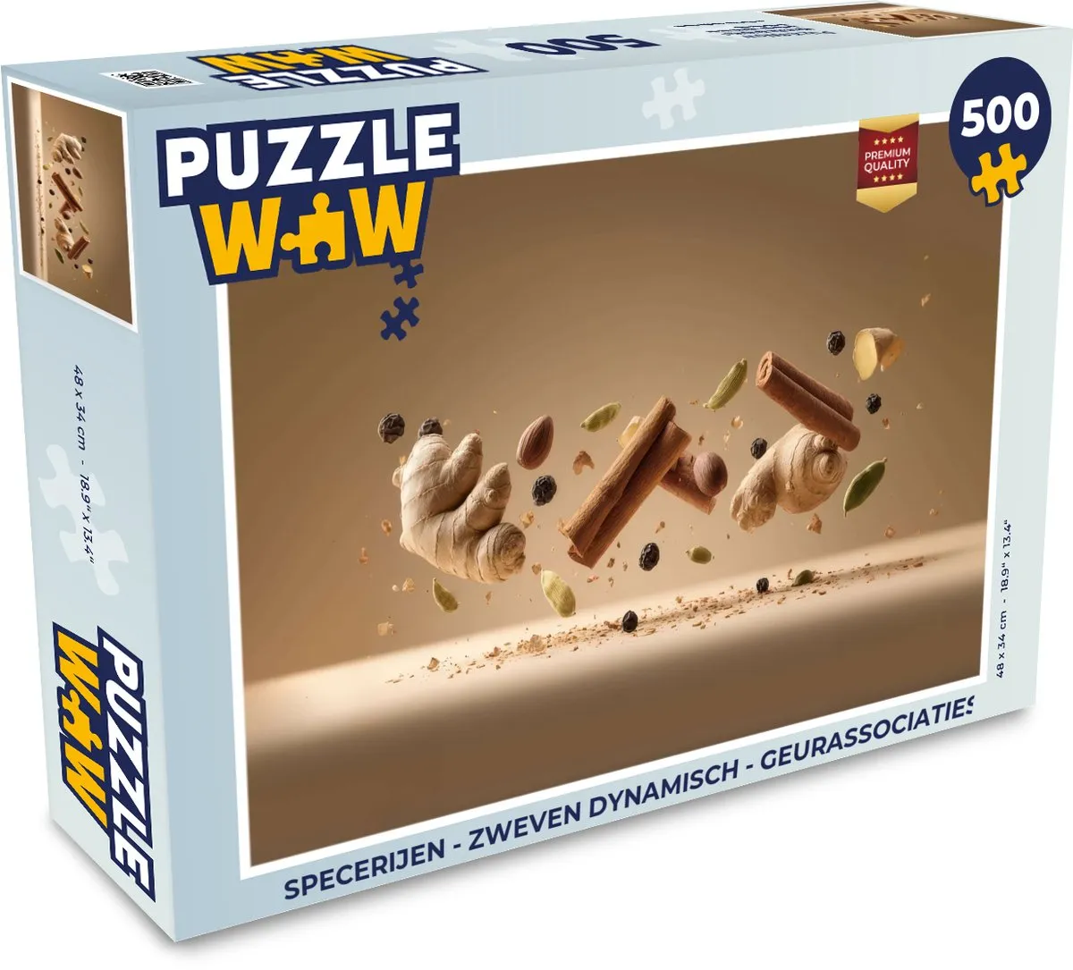 PuzzleWow Specerijen Puzzel 500 Stuks