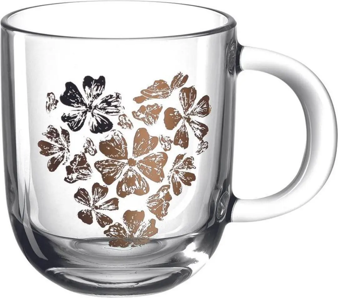 Leonardo Emozione Bloemenhart Glas 400ml