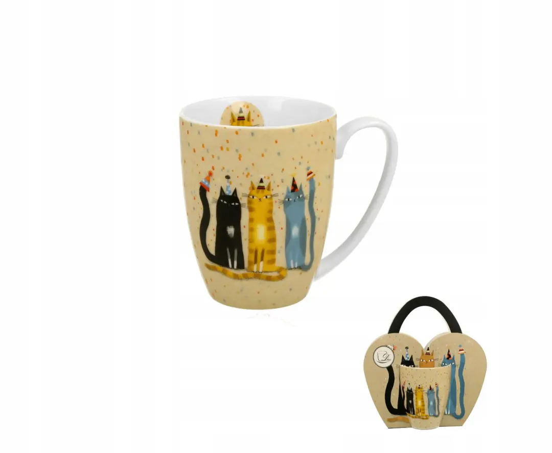 Koffiekop 'Kattenwereld PARTY'