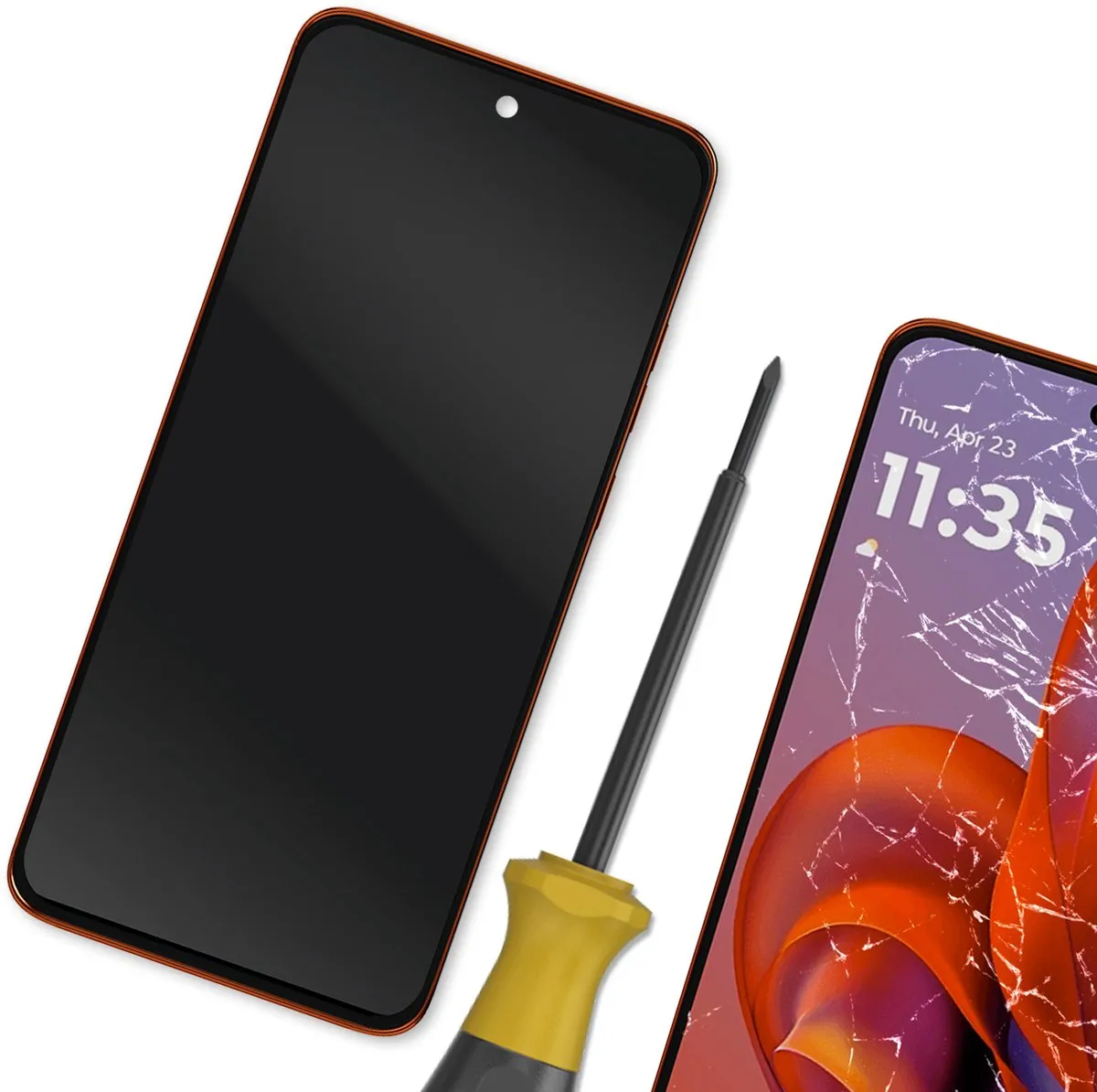 Motorola Edge 50 Neo Scherm - Rood