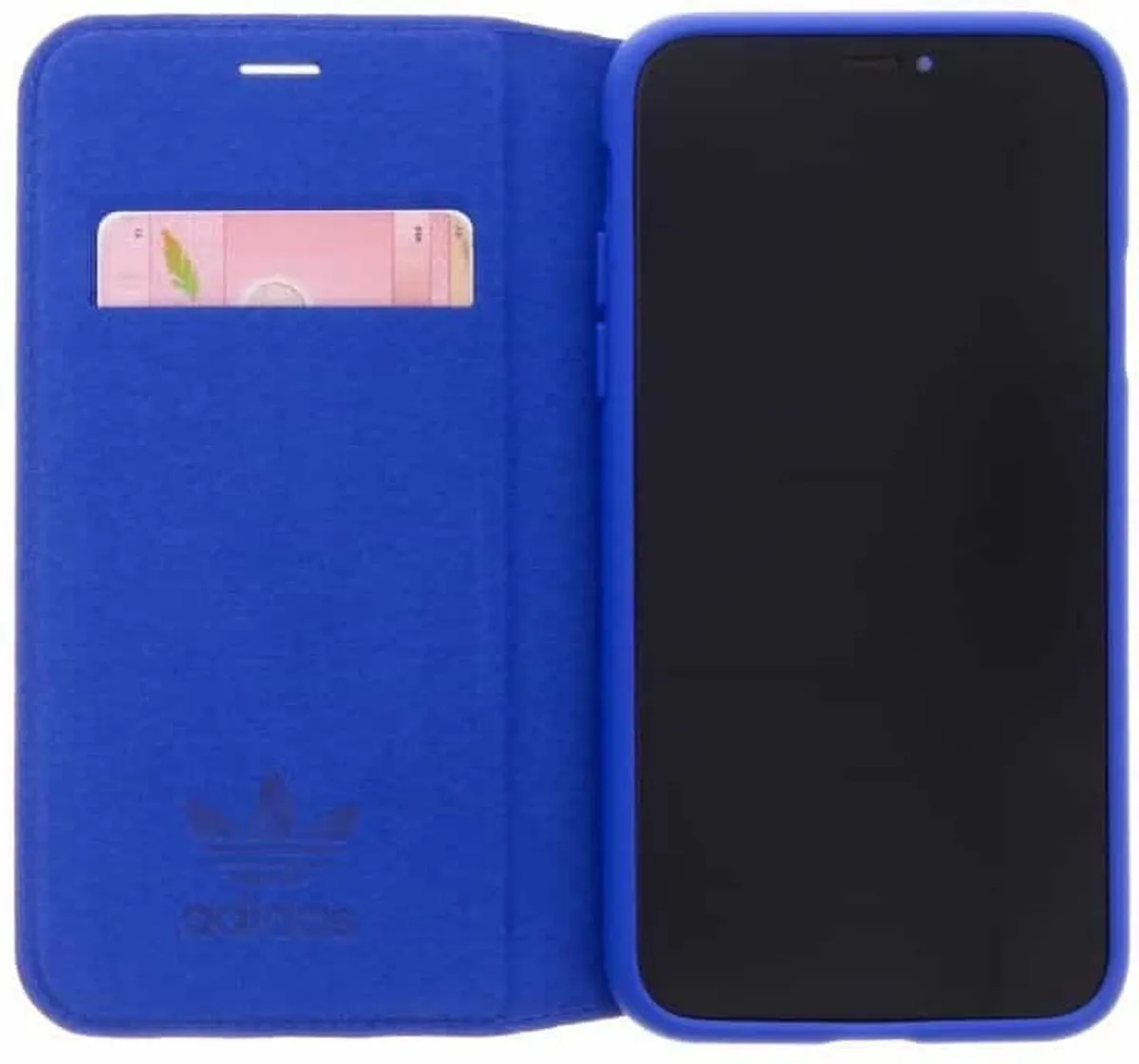 Adidas Bookcase Walletcase Hoesje iPhone X/XS - Blauw - afbeelding 6 van 6