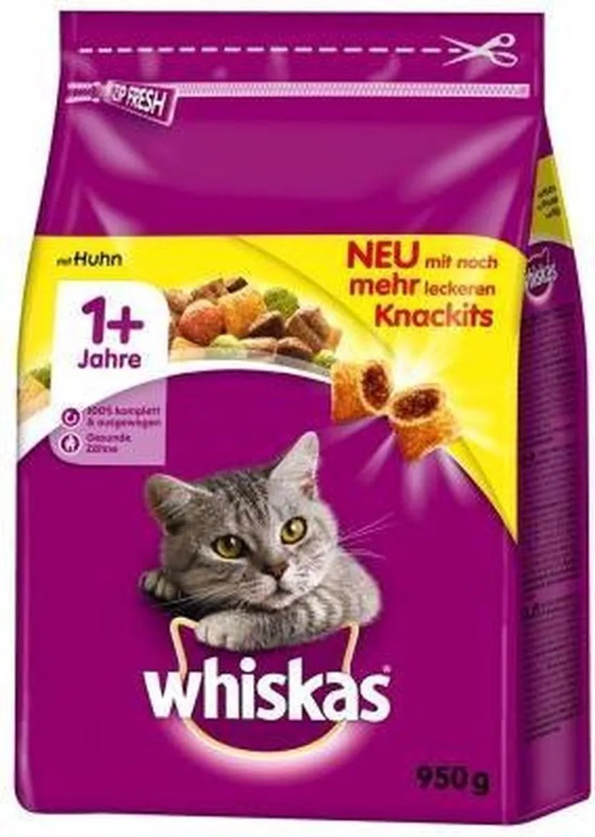 Whiskas Volwassen Droogvoer Kip & Groenten 14kg