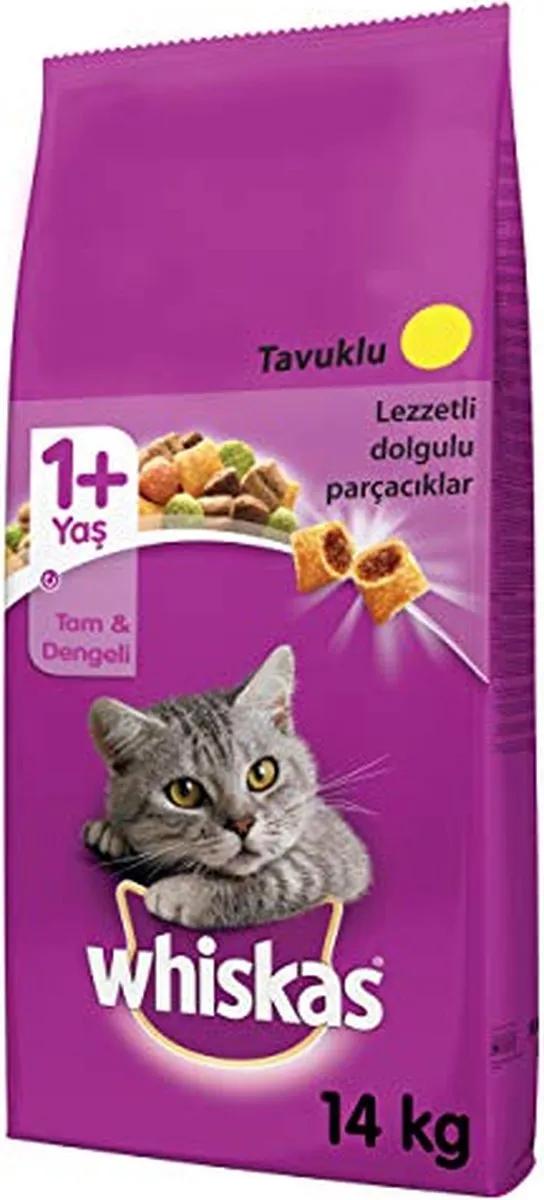 Whiskas Volwassen Droogvoer Kip & Groenten 14kg