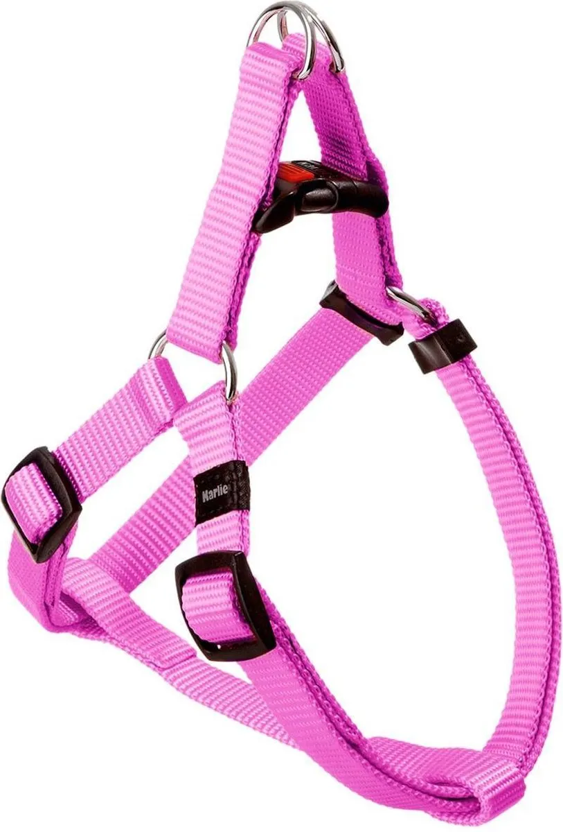 Flamingo Ziggi Step&go Hondenharnas - Roze XS 20-35cm