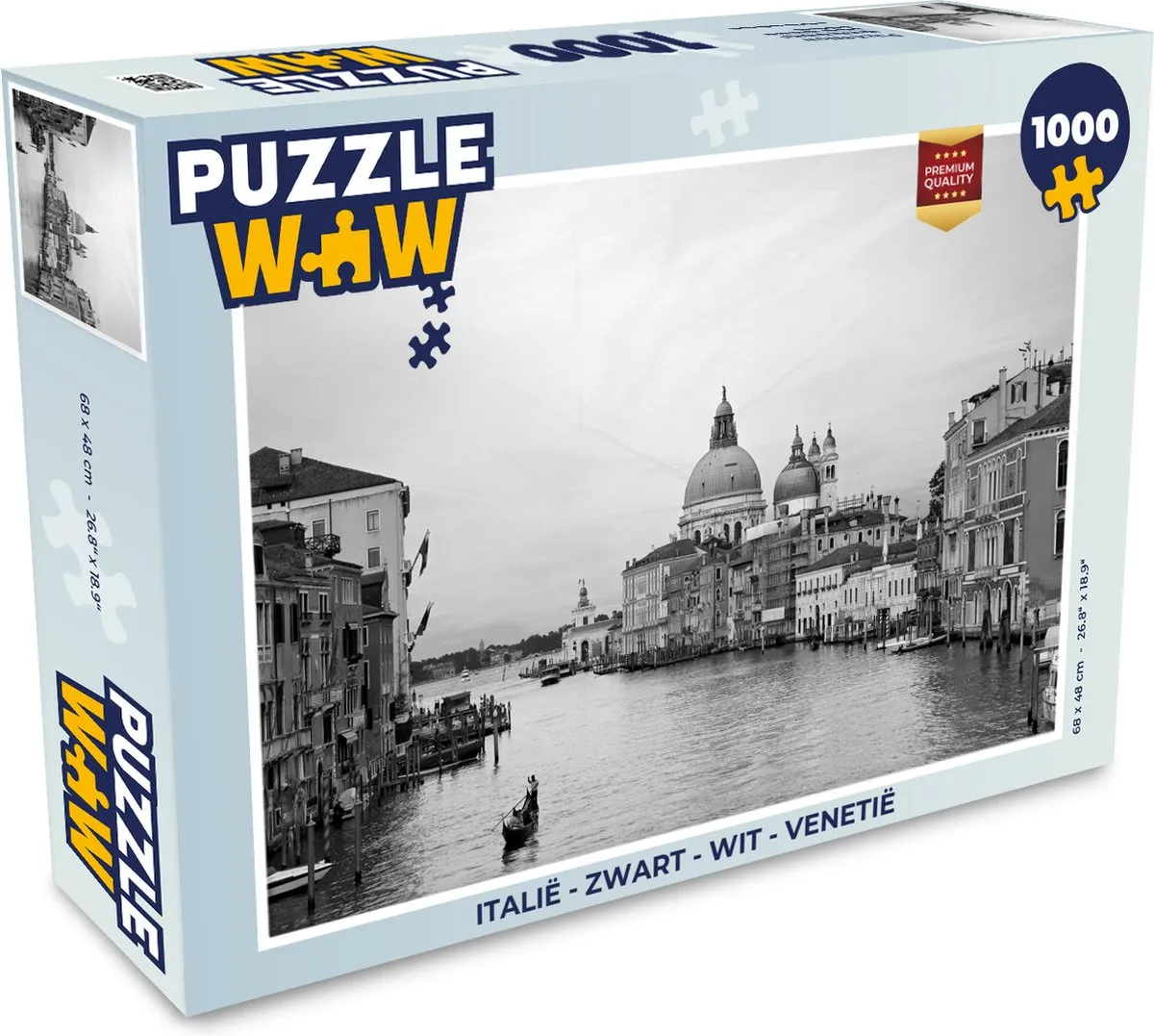 PuzzleWow Italië Legpuzzel 1000 Stuks