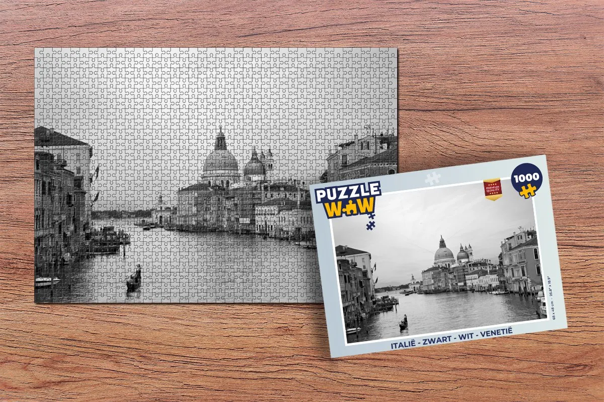 PuzzleWow Italië Legpuzzel 1000 Stuks - Multicolor