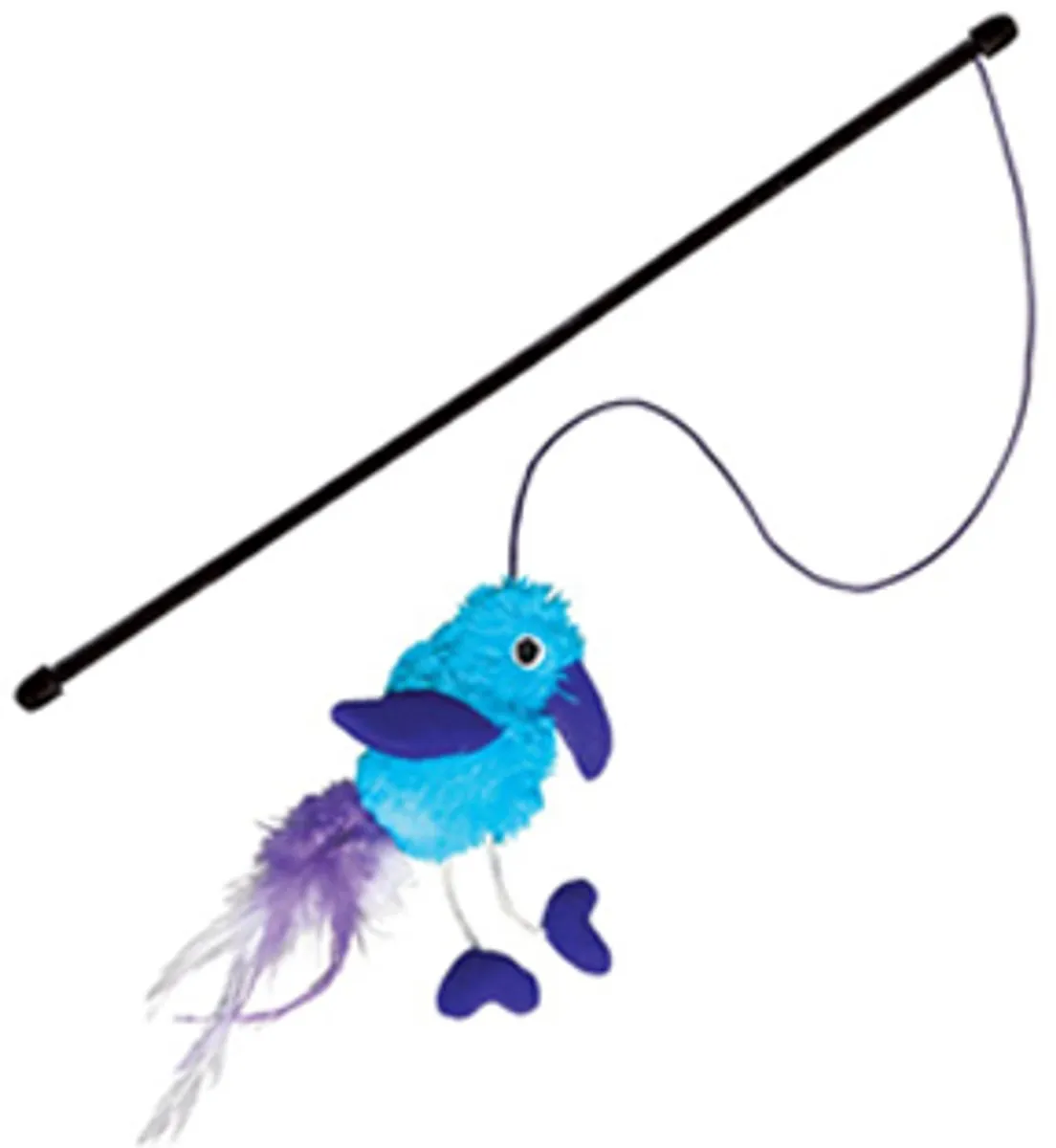 KONG Cat Feather Teaser - 48.3cm x 10.2cm
