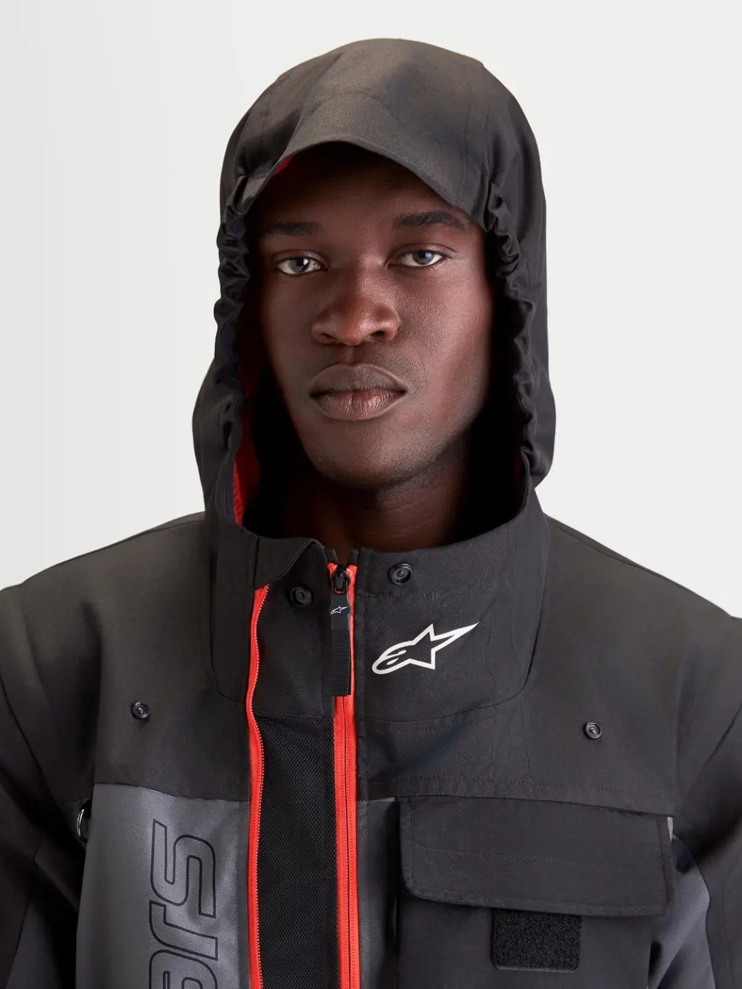 Alpinestars Morfex Parka - Waterdichte Motorjas - Zwart/Grijs 2XL - afbeelding 2 van 6