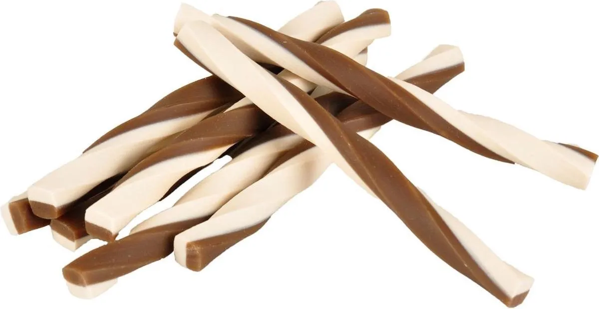 Flamingo Duetto Twist Sticks Hondensnack Lam & Rijst 85g