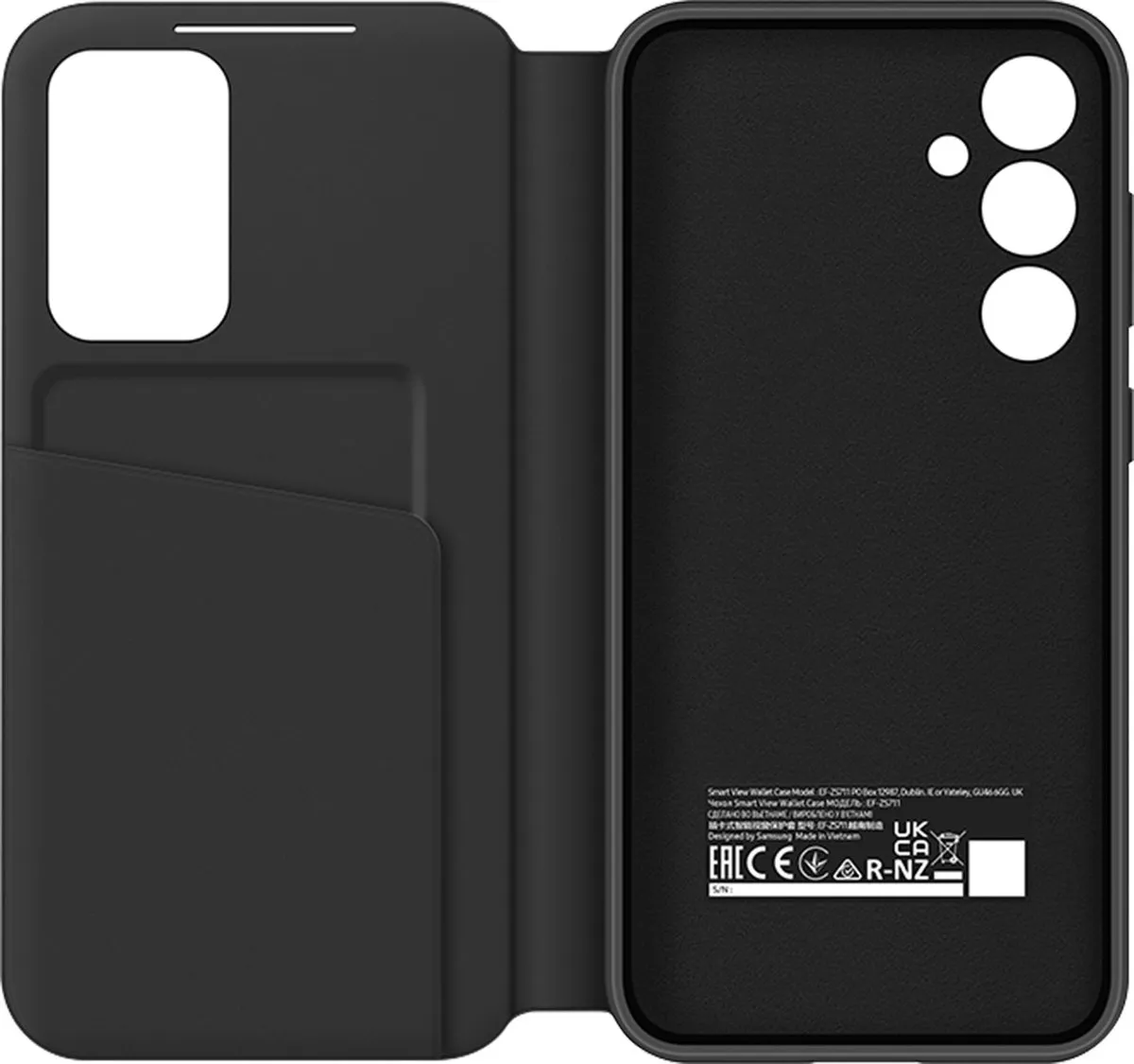 Samsung Smart View Wallet Case EF-ZS711CBEGWW - Zwart