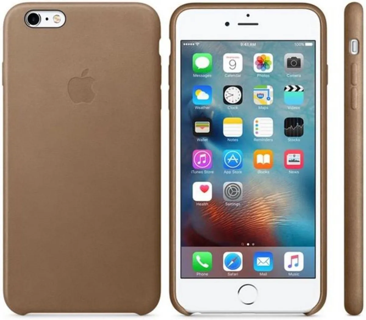 Apple Leren Hoesje iPhone 6/6S Plus MGQR2ZM/A - Bruin