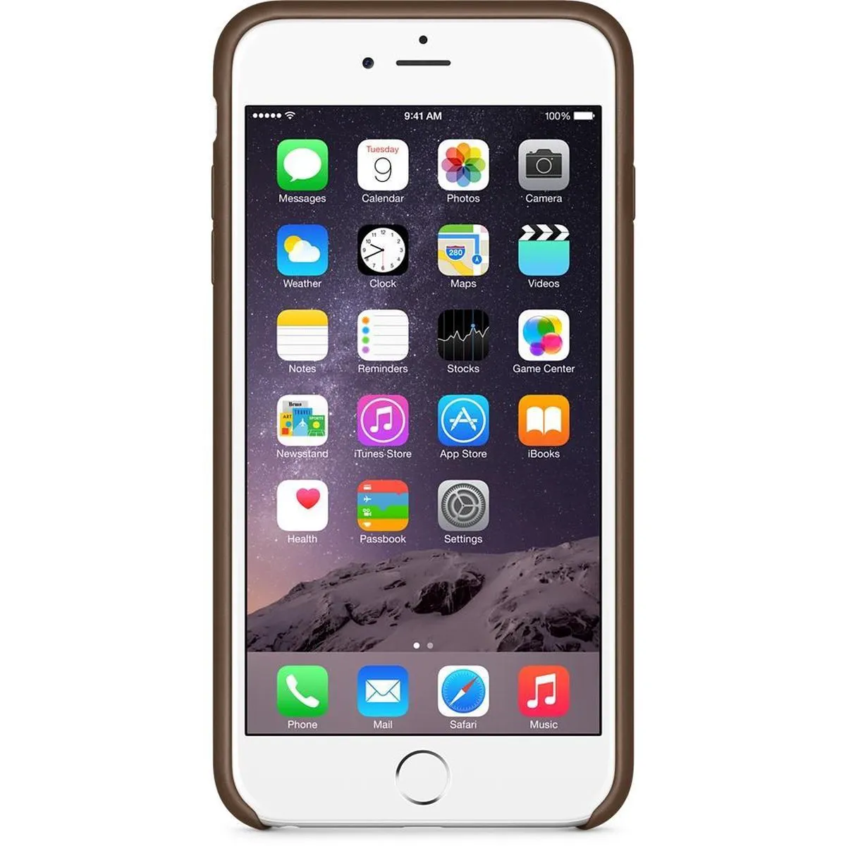 Apple Leren Hoesje iPhone 6/6S Plus MGQR2ZM/A - Bruin